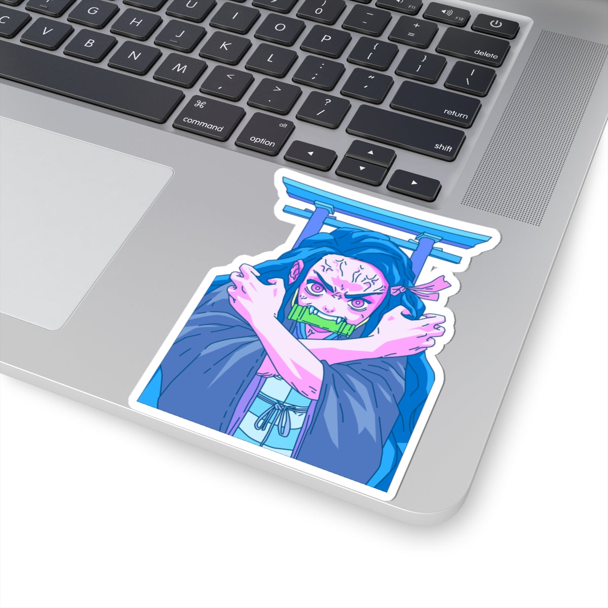 Kiss-Cut Stickers - Demon slayer nezuko transformation