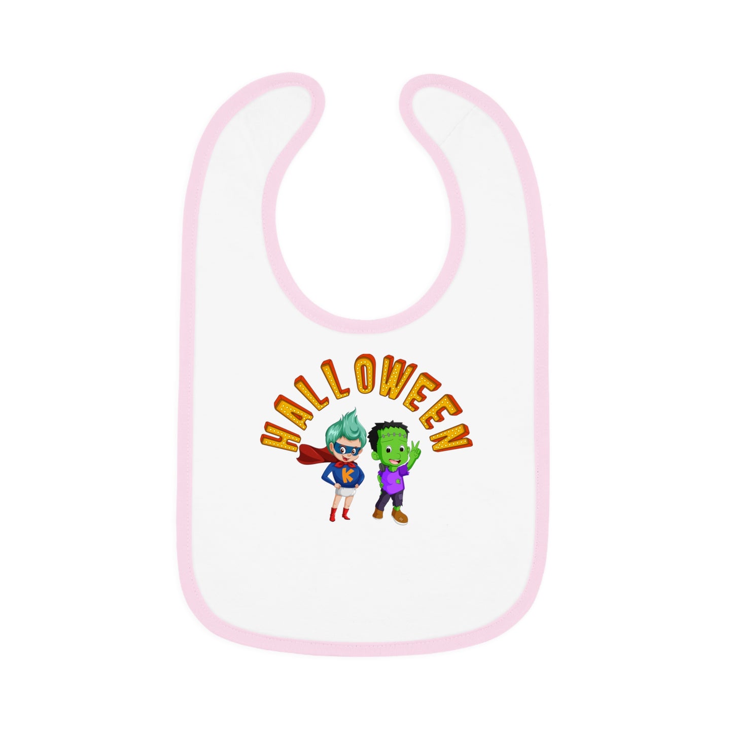 Baby Bib - Holloween with super kiddo