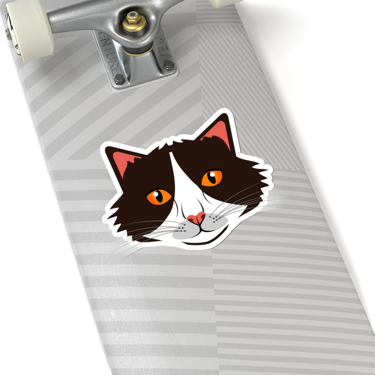 Kiss-Cut Stickers - Cute cow cat