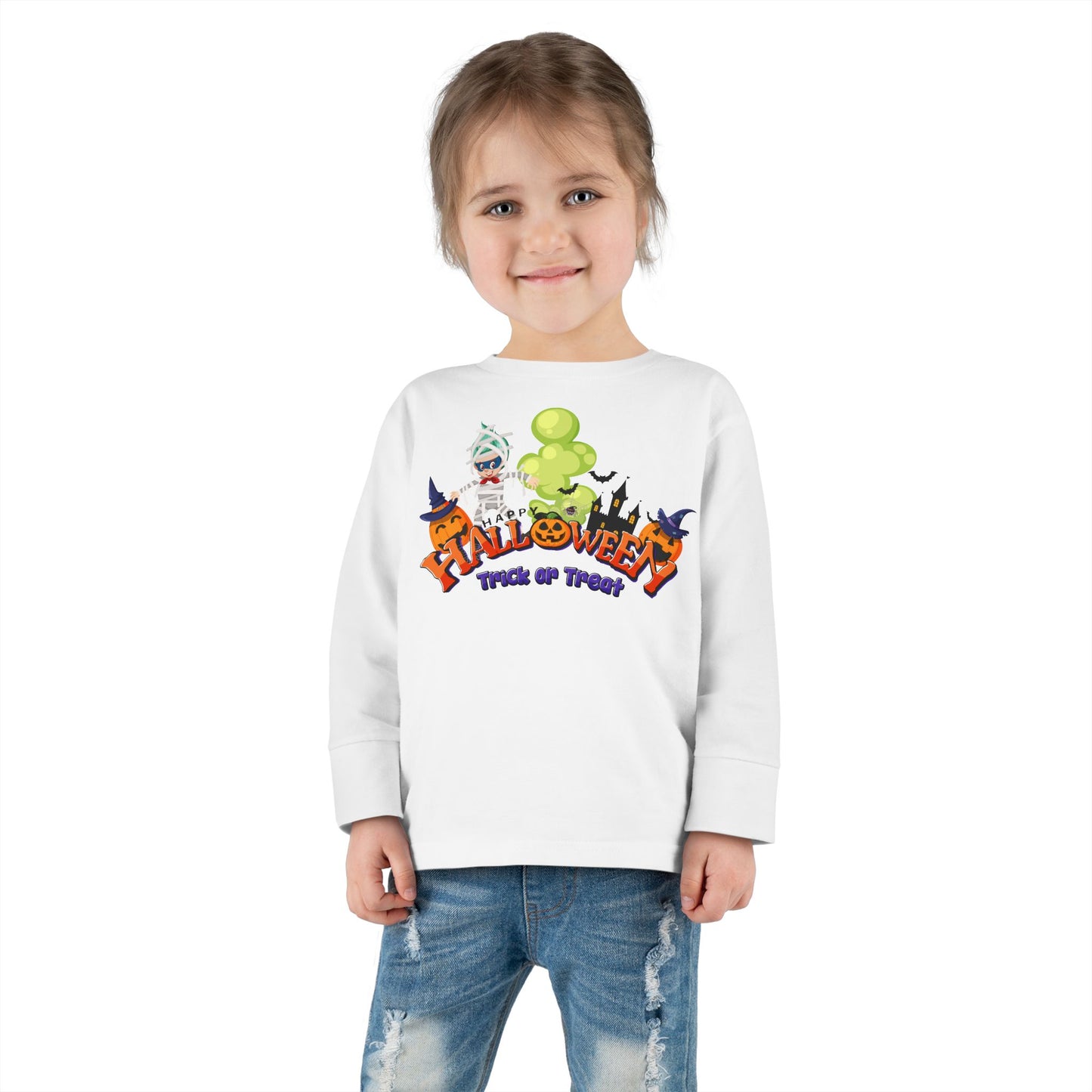 Toddler Long Sleeve Tee - Trick or Treat