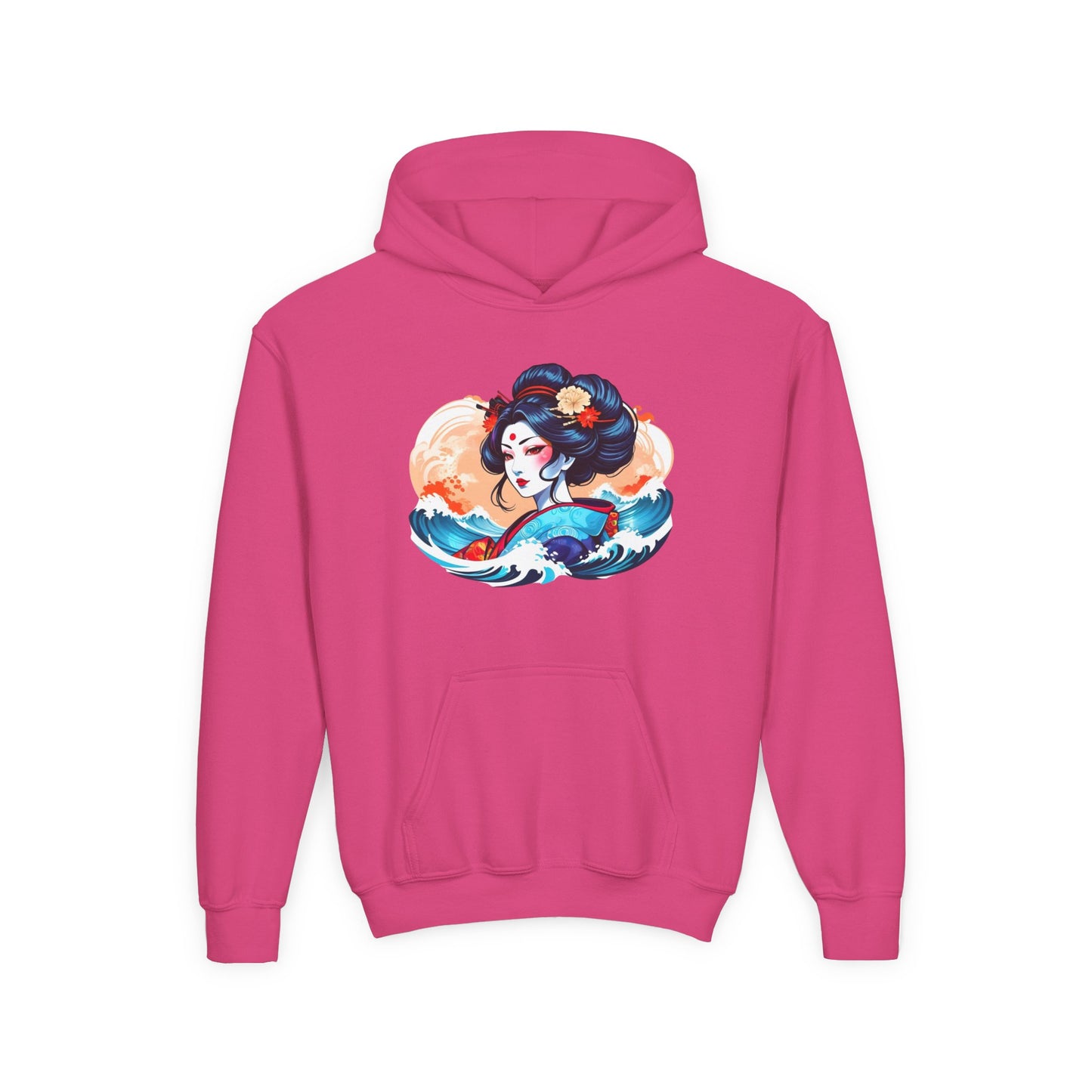 Youth Heavy Blend Hooded Sweatshirt - Japanese Beauty