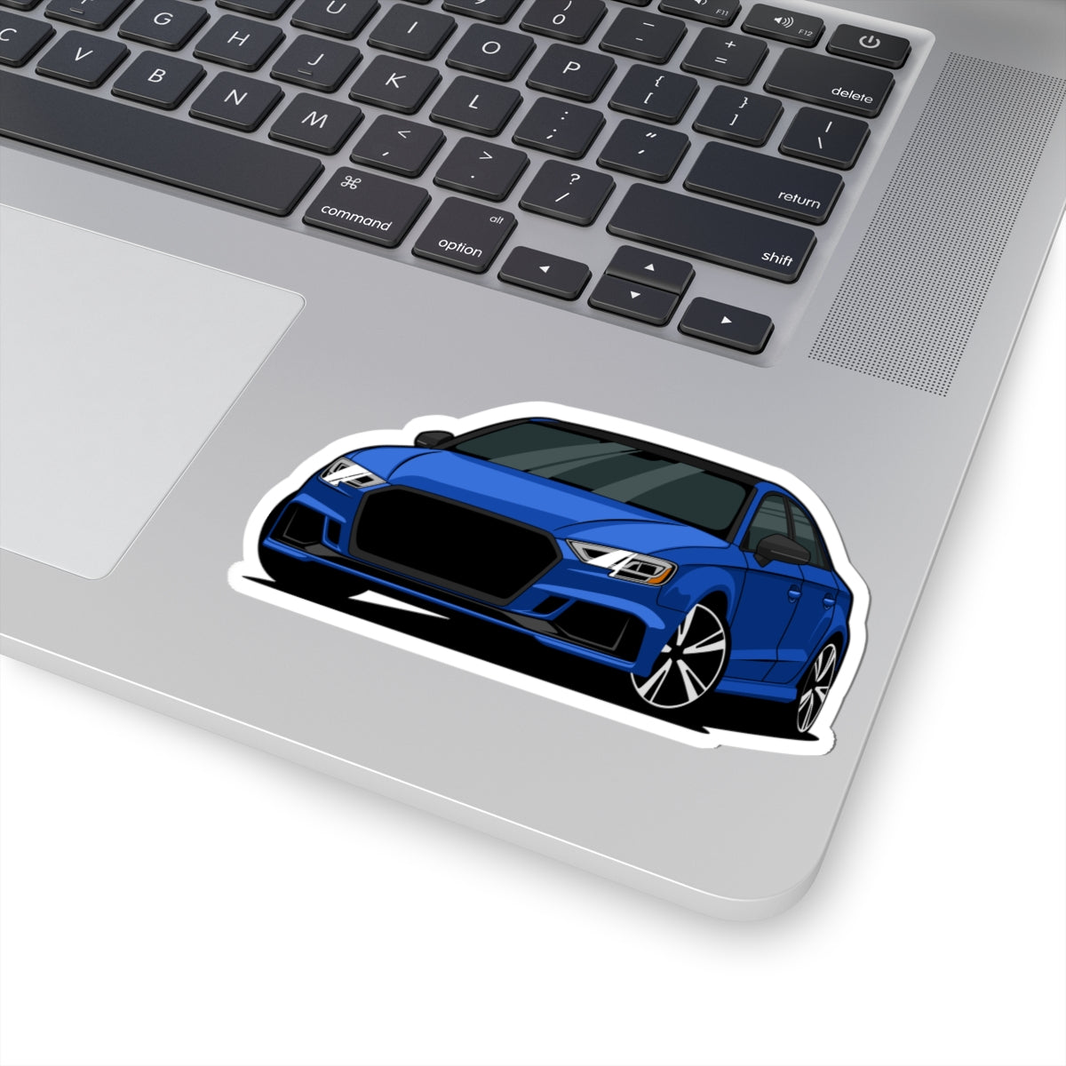 Kiss-Cut Vinyl Decals - Race car
