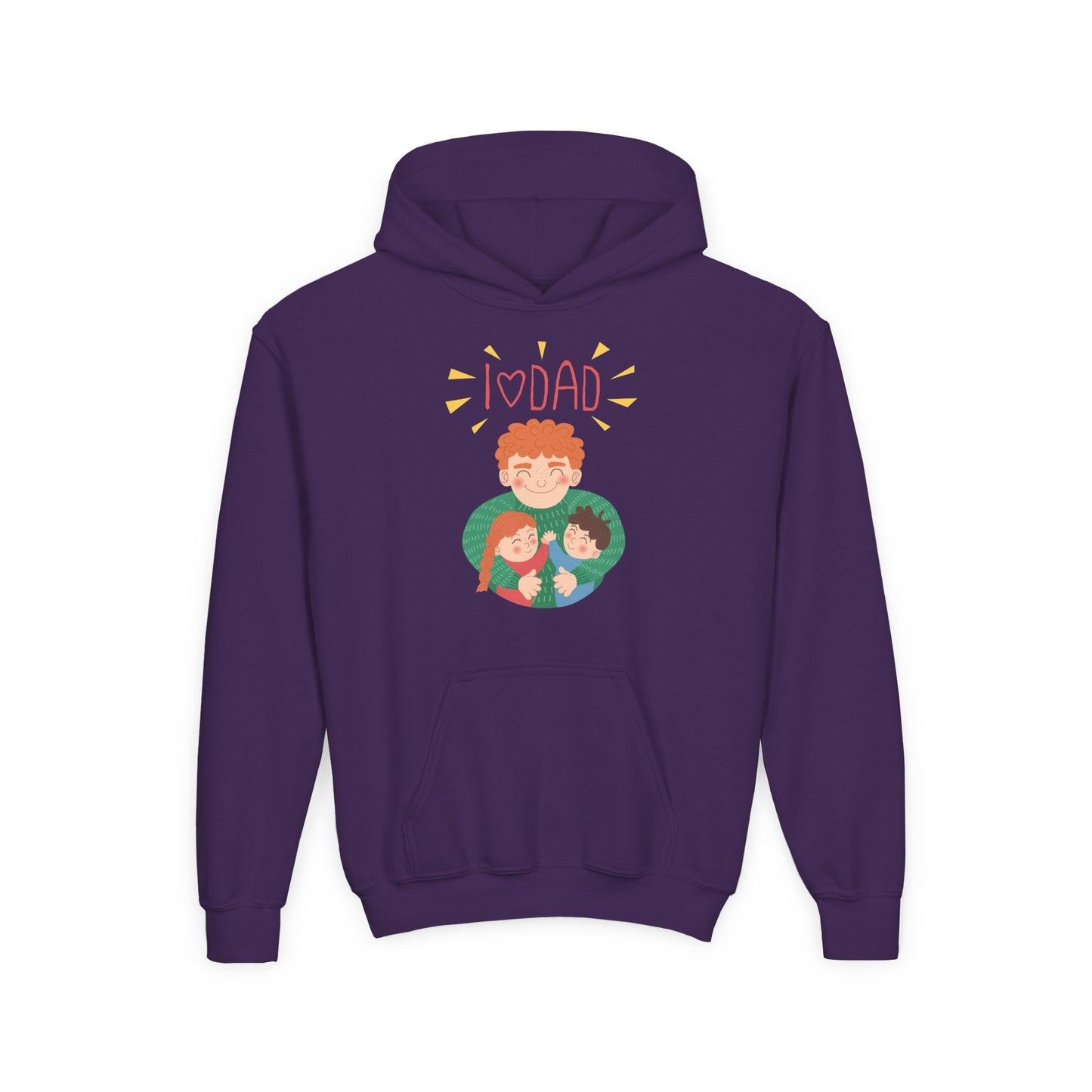 Youth Heavy Blend Hooded Sweatshirt - Daddys love