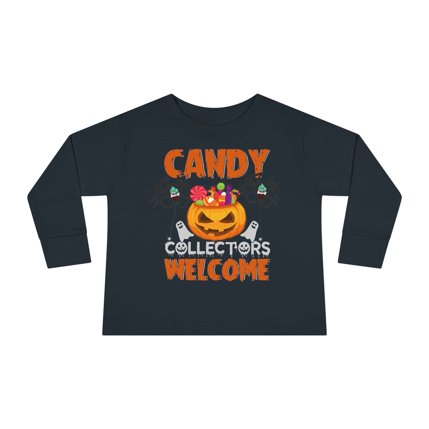 Toddler Long Sleeve Tee - Candy collectors by super kiddo