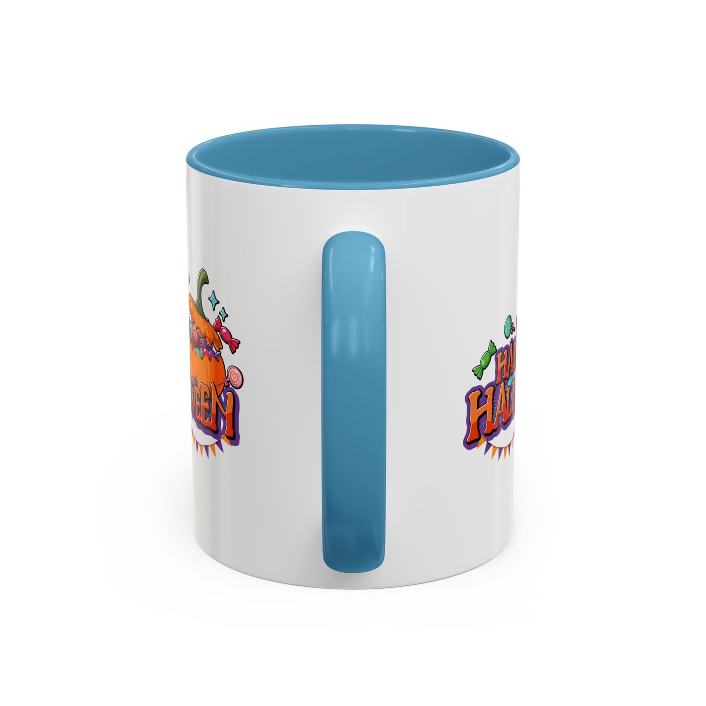 Accent Coffee Mug - Happy halloween banner