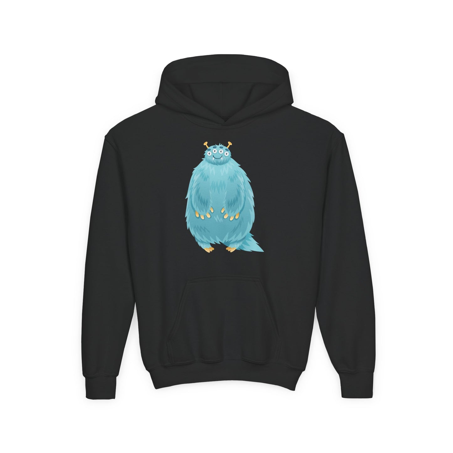 Youth Heavy Blend Hooded Sweatshirt - Blue monster