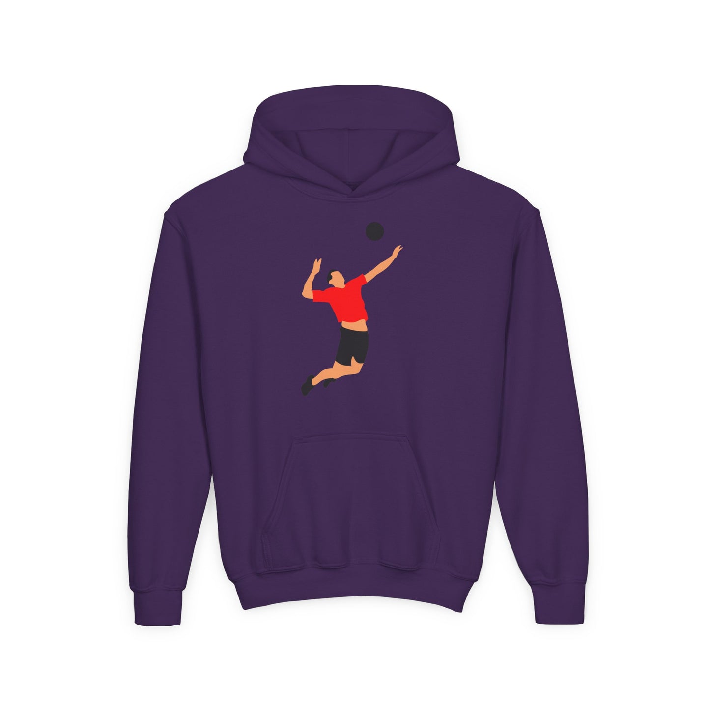Youth Heavy Blend Hooded Sweatshirt - Volleyball