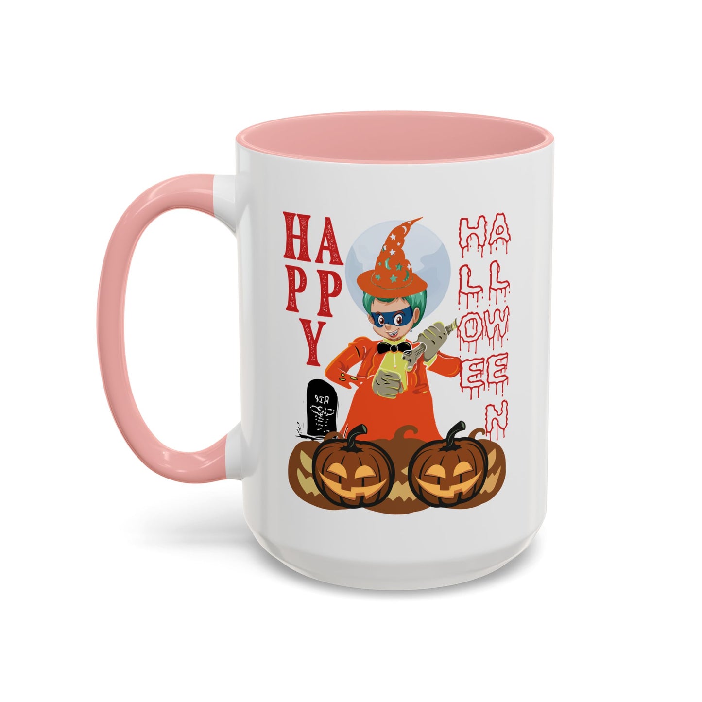 Accent Coffee Mug - Holloween design by super kiddo