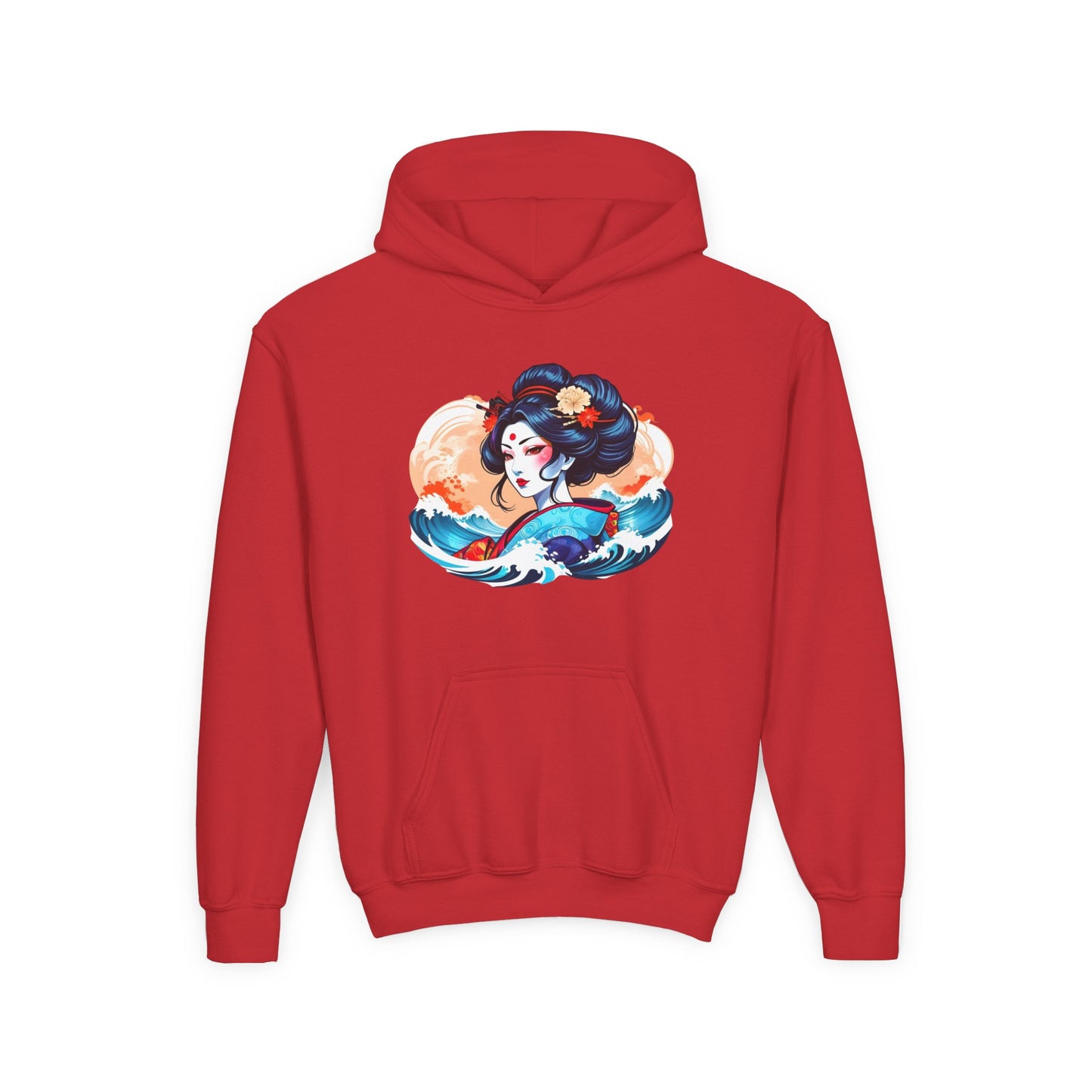Youth Heavy Blend Hooded Sweatshirt - Japanese Beauty