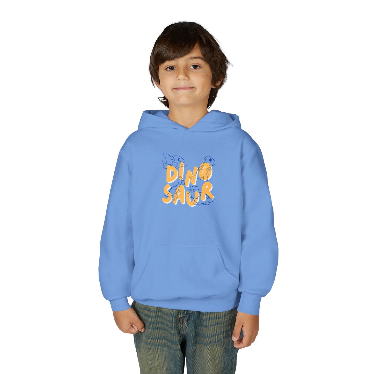 Youth Heavy Blend Hooded Sweatshirt - Dino-saur