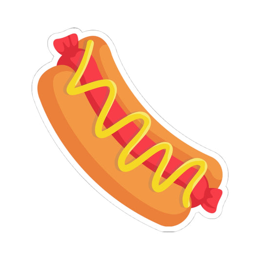 Kiss-Cut Stickers - Bun and Hotdog Printify