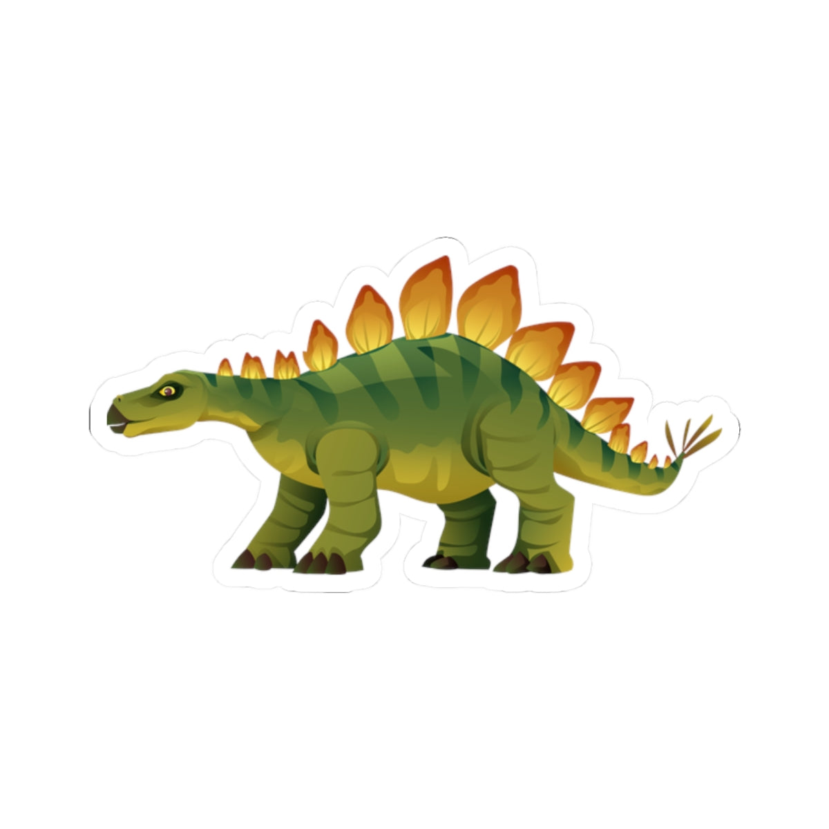 Kiss-Cut Vinyl Decals - Stegosaurus