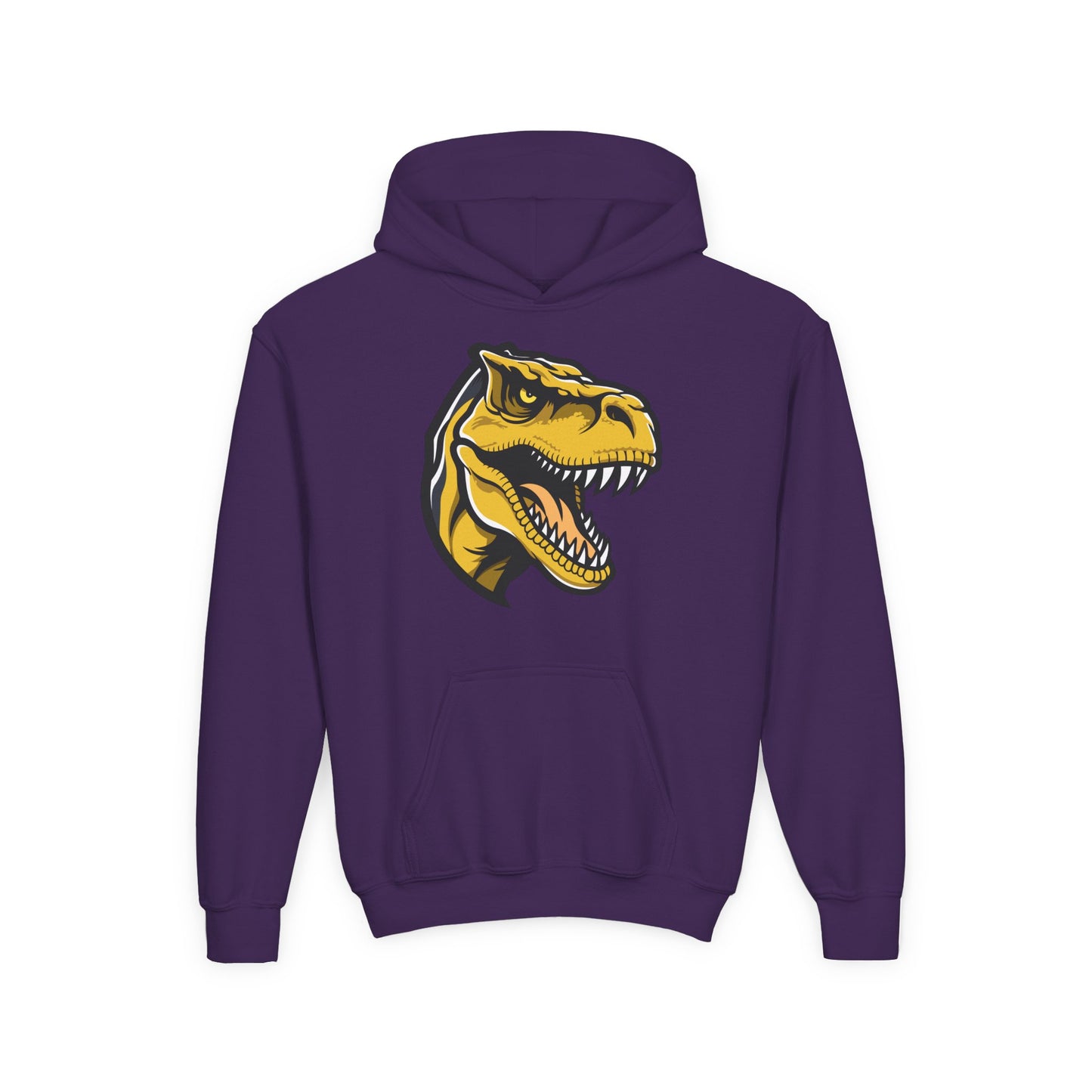 Youth Heavy Blend Hooded Sweatshirt - Tyrannosaurus rex
