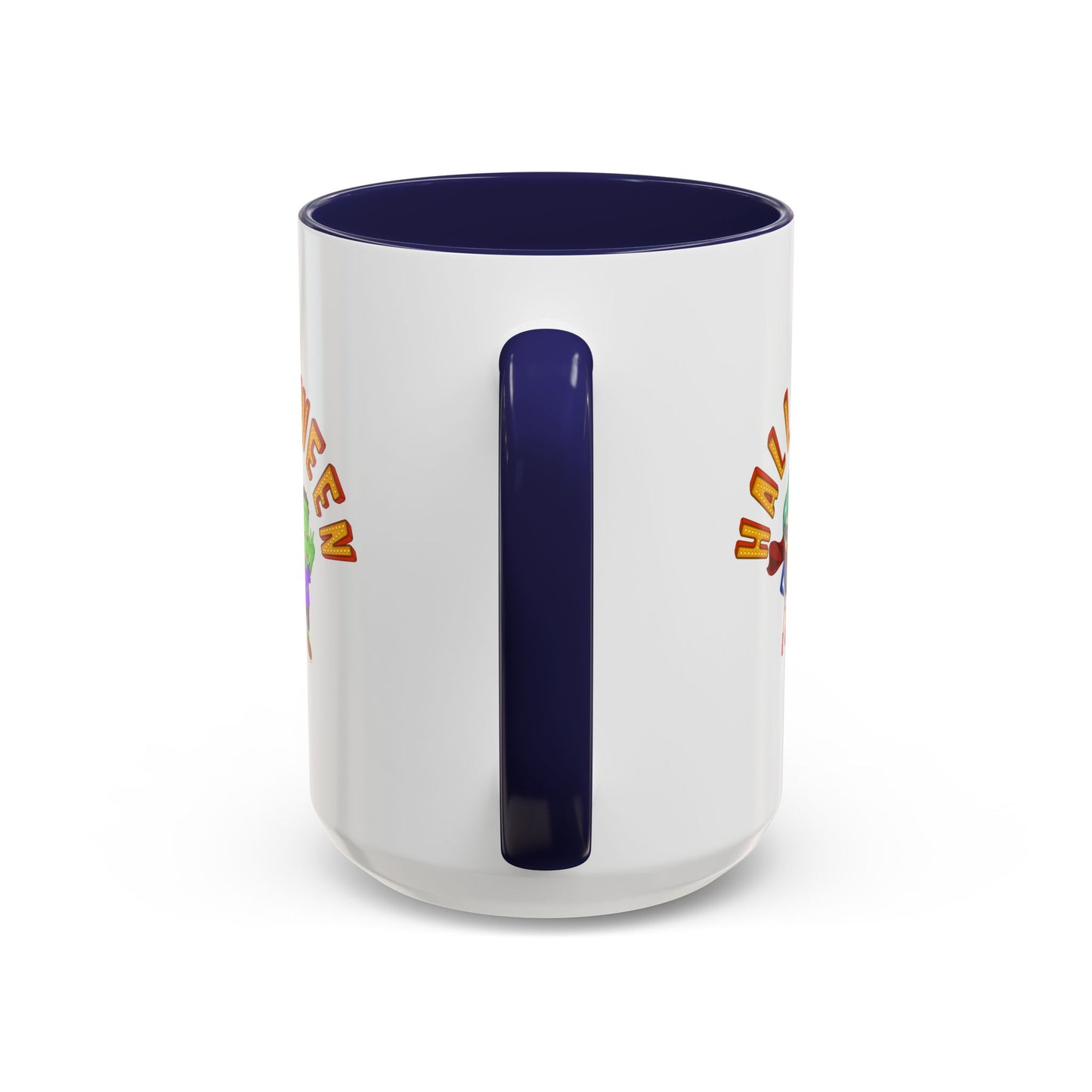 Accent Coffee Mug - Holloween with super kiddo