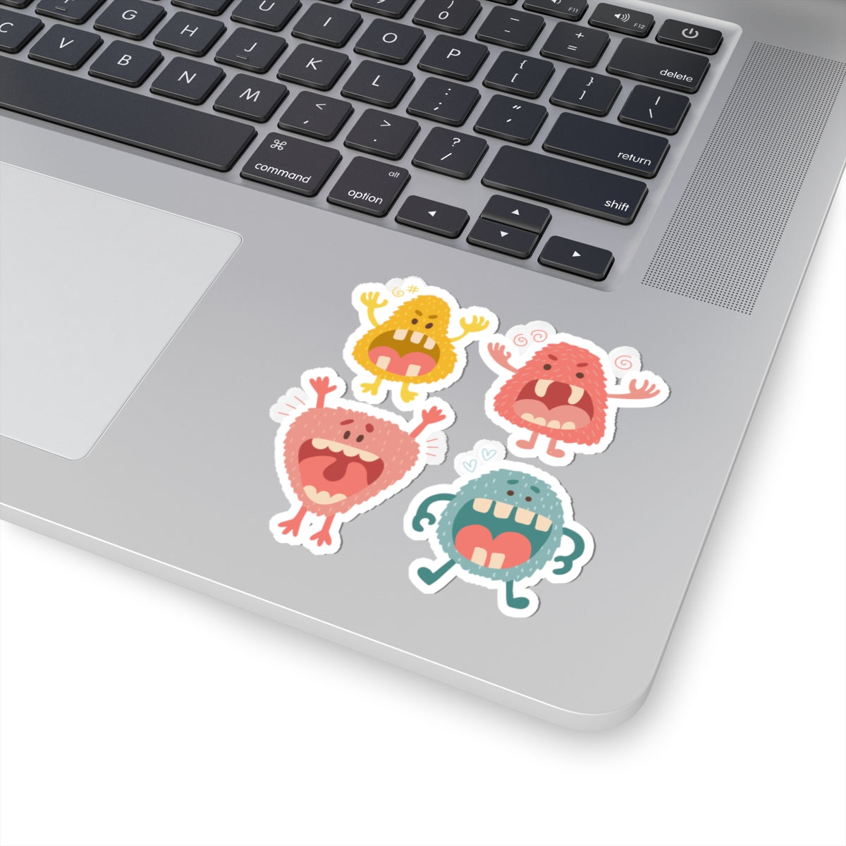 Kiss-Cut Vinyl Decals - Screaming monsters