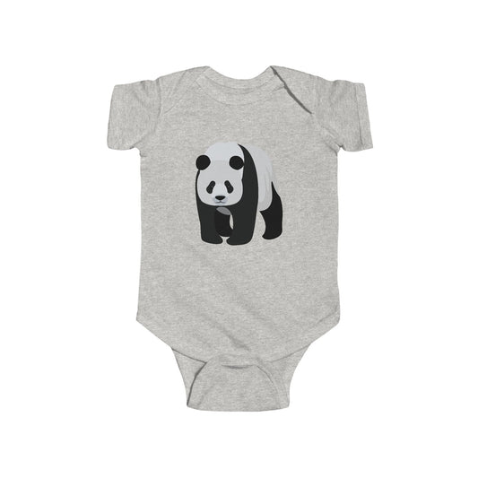 Baby Big Panda Bodysuit - Infant Onesie Printify