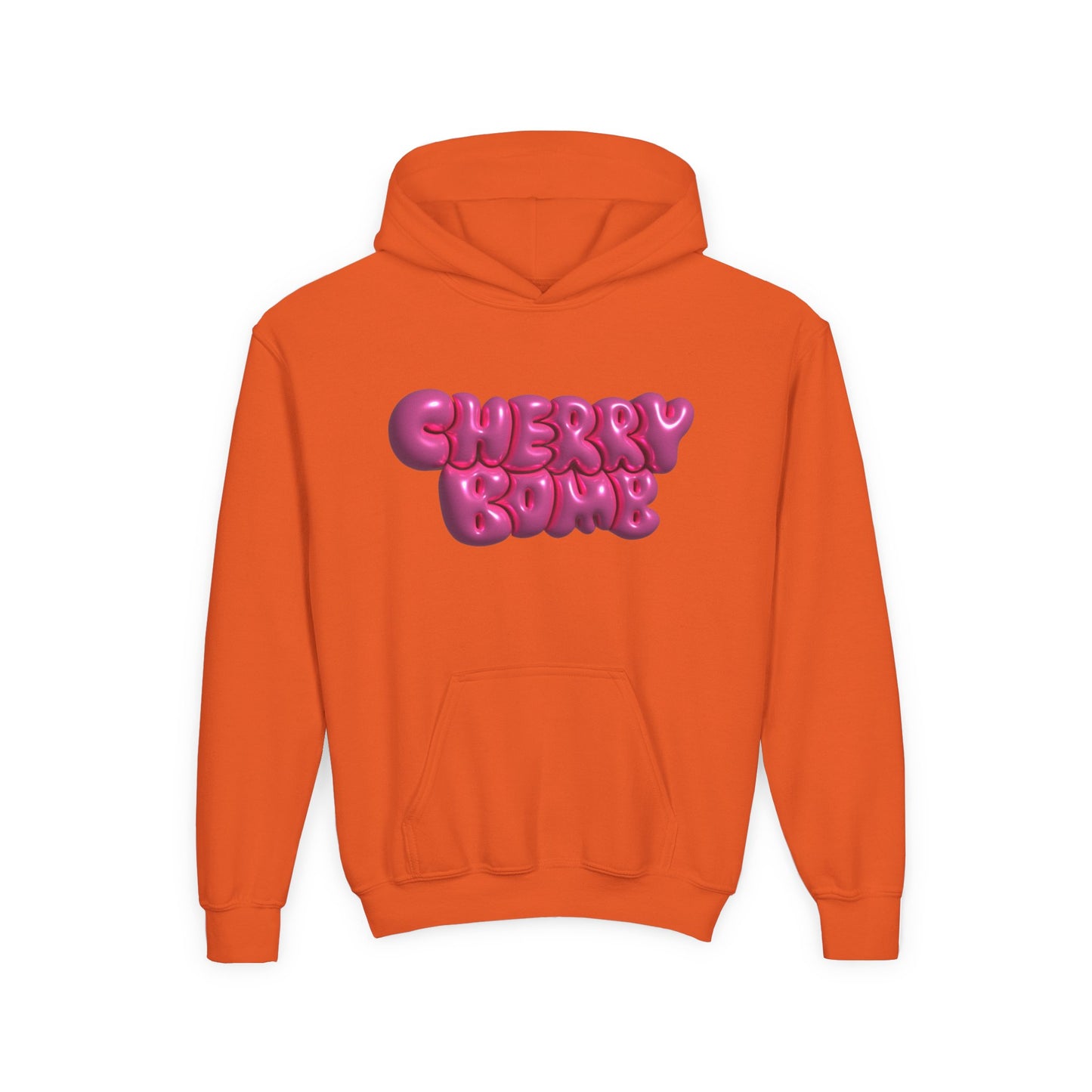 Youth Heavy Blend Hooded Sweatshirt - Cherry Bomb