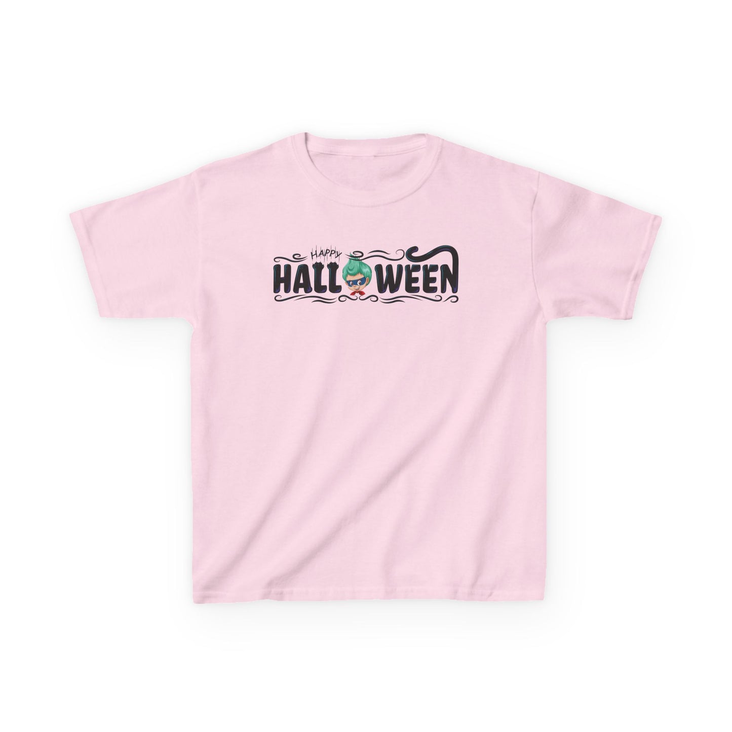 Kids Heavy Cotton™ Tee - Happy halloween by super kiddo