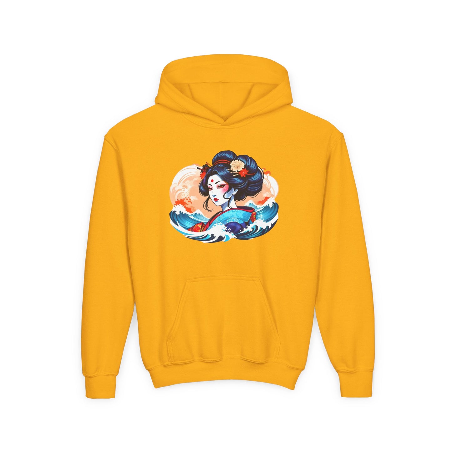 Youth Heavy Blend Hooded Sweatshirt - Japanese Beauty