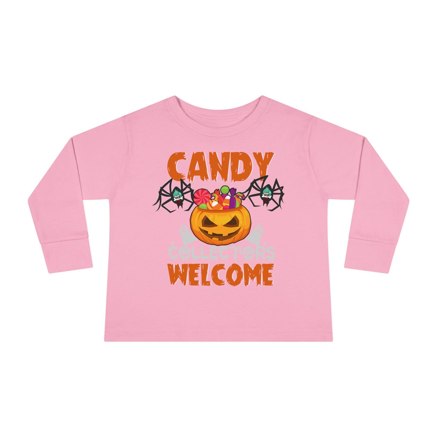 Toddler Long Sleeve Tee - Candy collectors by super kiddo