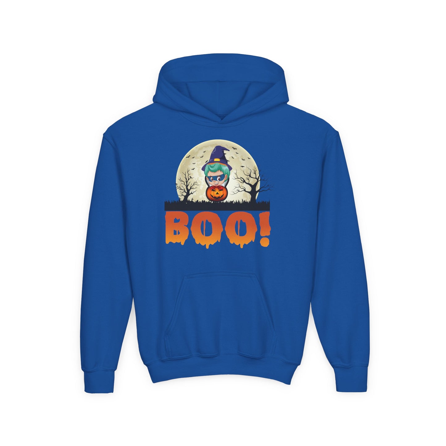 Youth Heavy Blend Hooded Sweatshirt - Boo