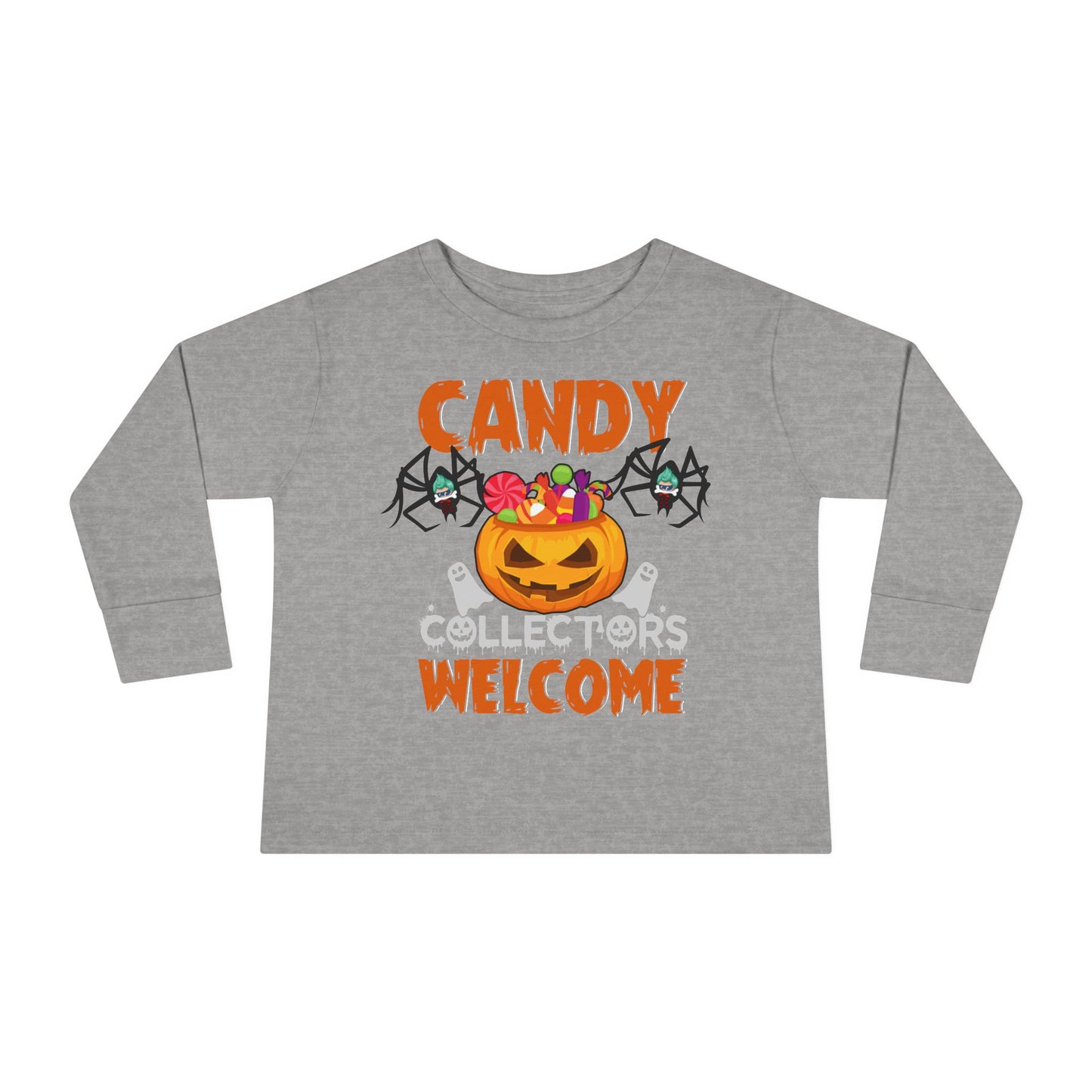 Toddler Long Sleeve Tee - Candy collectors by super kiddo