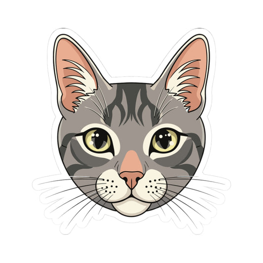 Kiss-Cut Stickers - Maine coon head