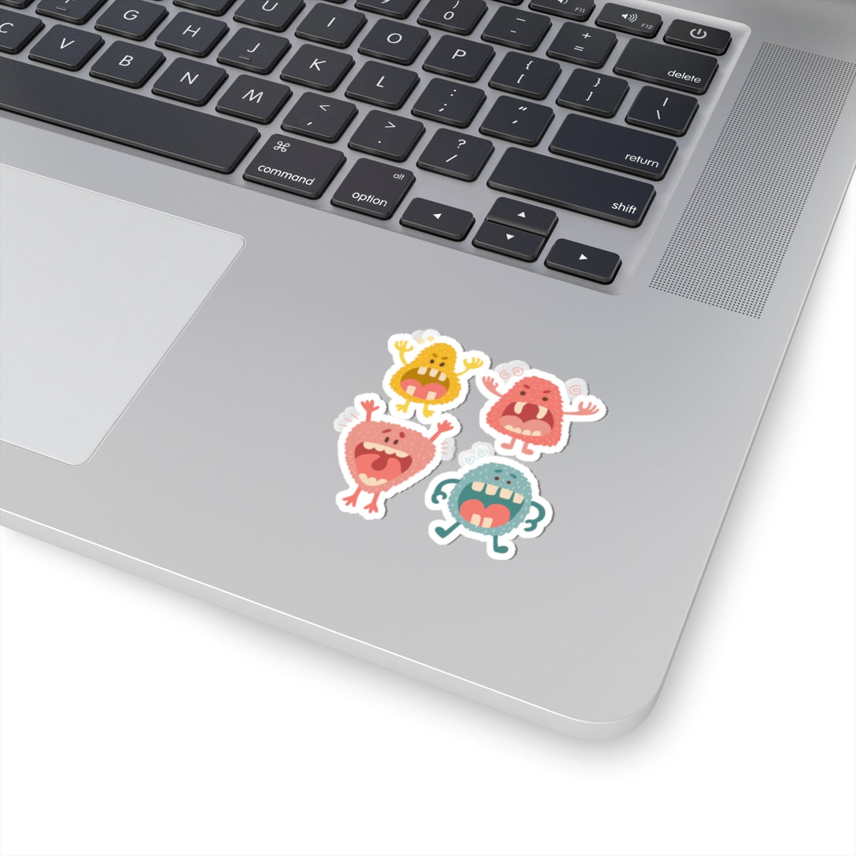 Kiss-Cut Vinyl Decals - Screaming monsters
