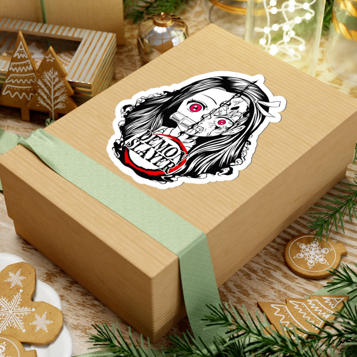 Kiss-Cut Stickers - Demon slayer nezuko baby