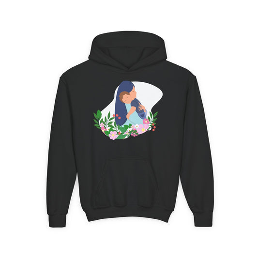Youth Heavy Blend Hooded Sweatshirt - Mothers love Printify