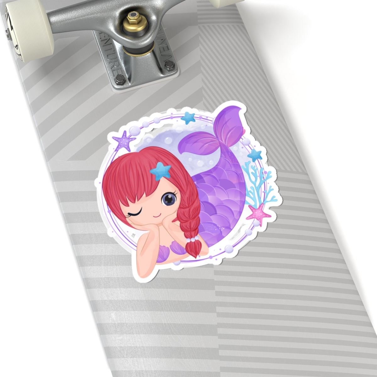 Kiss-Cut Stickers - Cute little mermaid