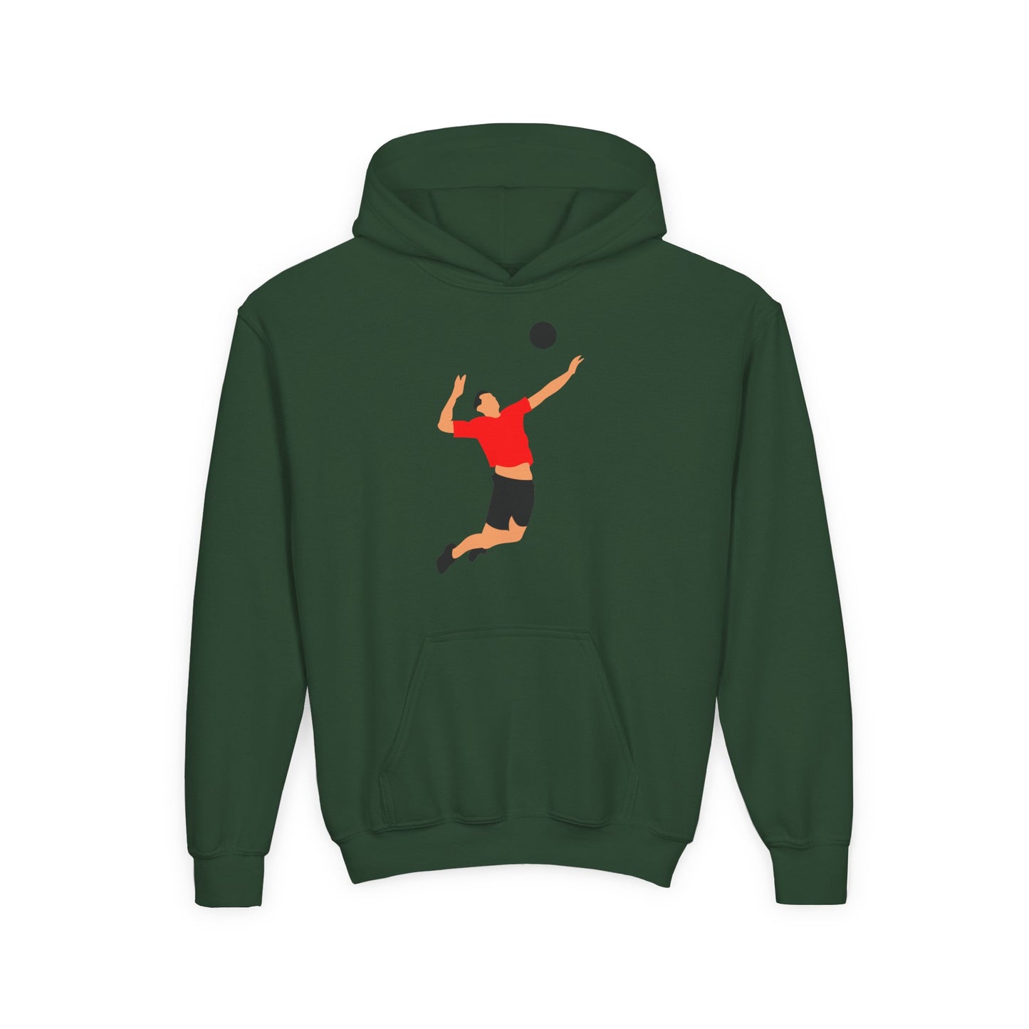 Youth Heavy Blend Hooded Sweatshirt - Volleyball