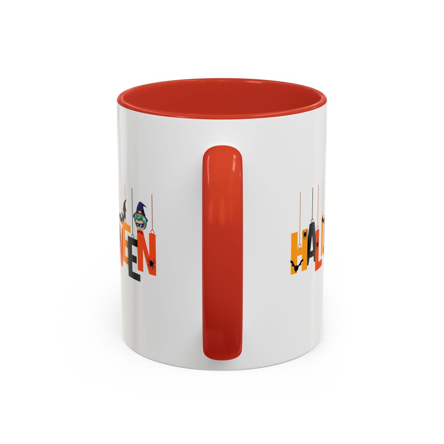 Accent Coffee Mug - Holloween hanging letters