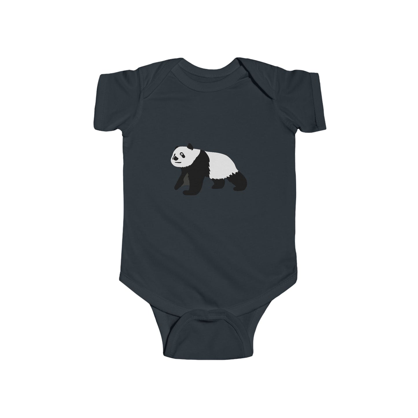 Infant Fine Jersey Bodysuit - Curious panda