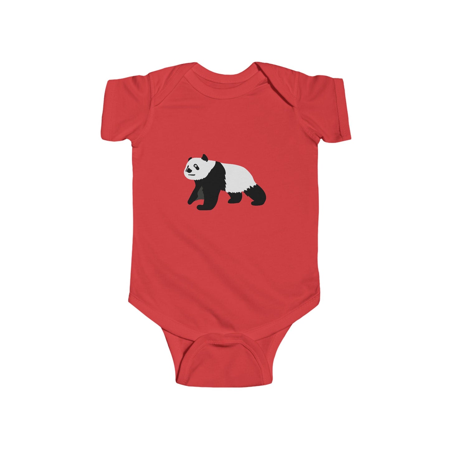 Infant Fine Jersey Bodysuit - Curious panda