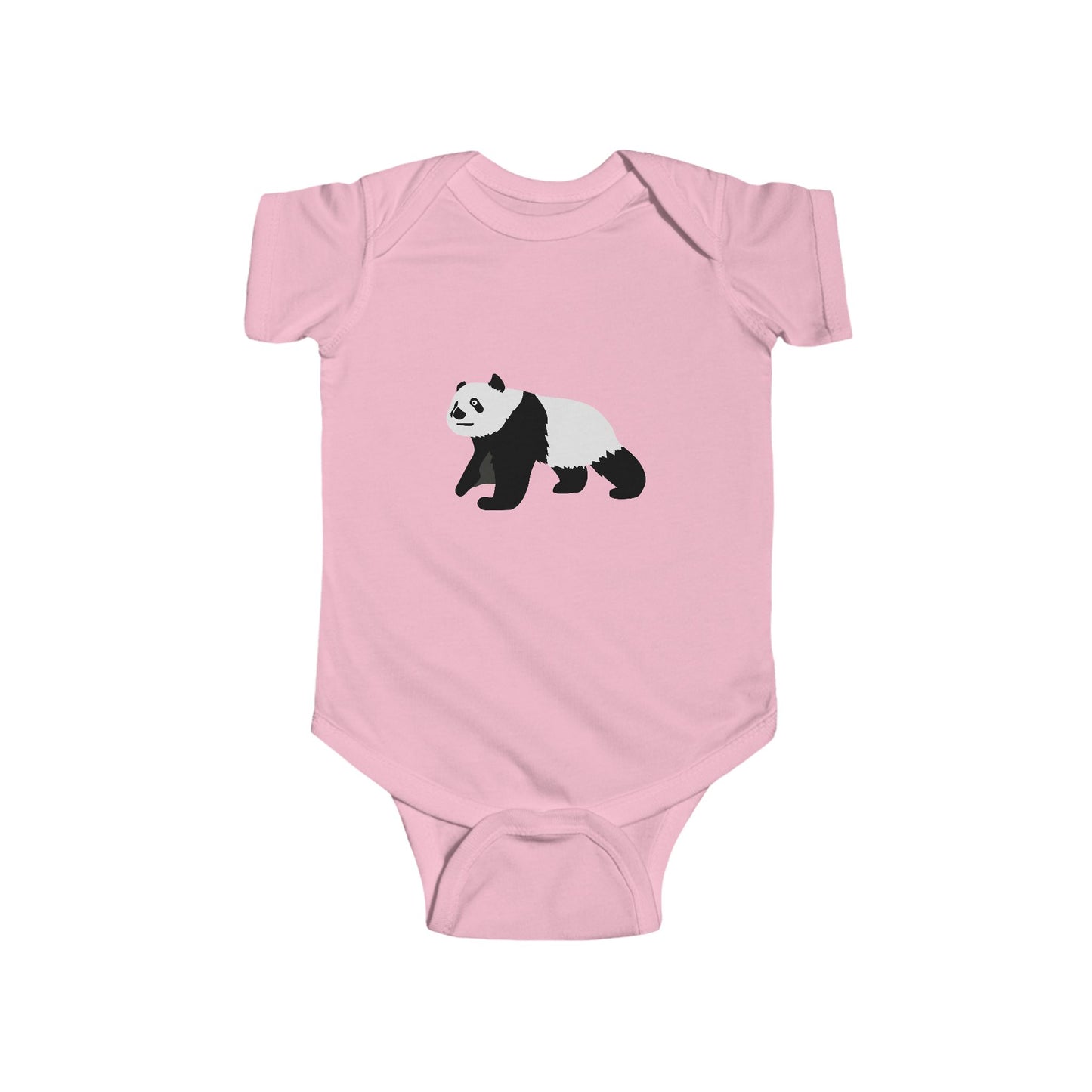 Infant Fine Jersey Bodysuit - Curious panda