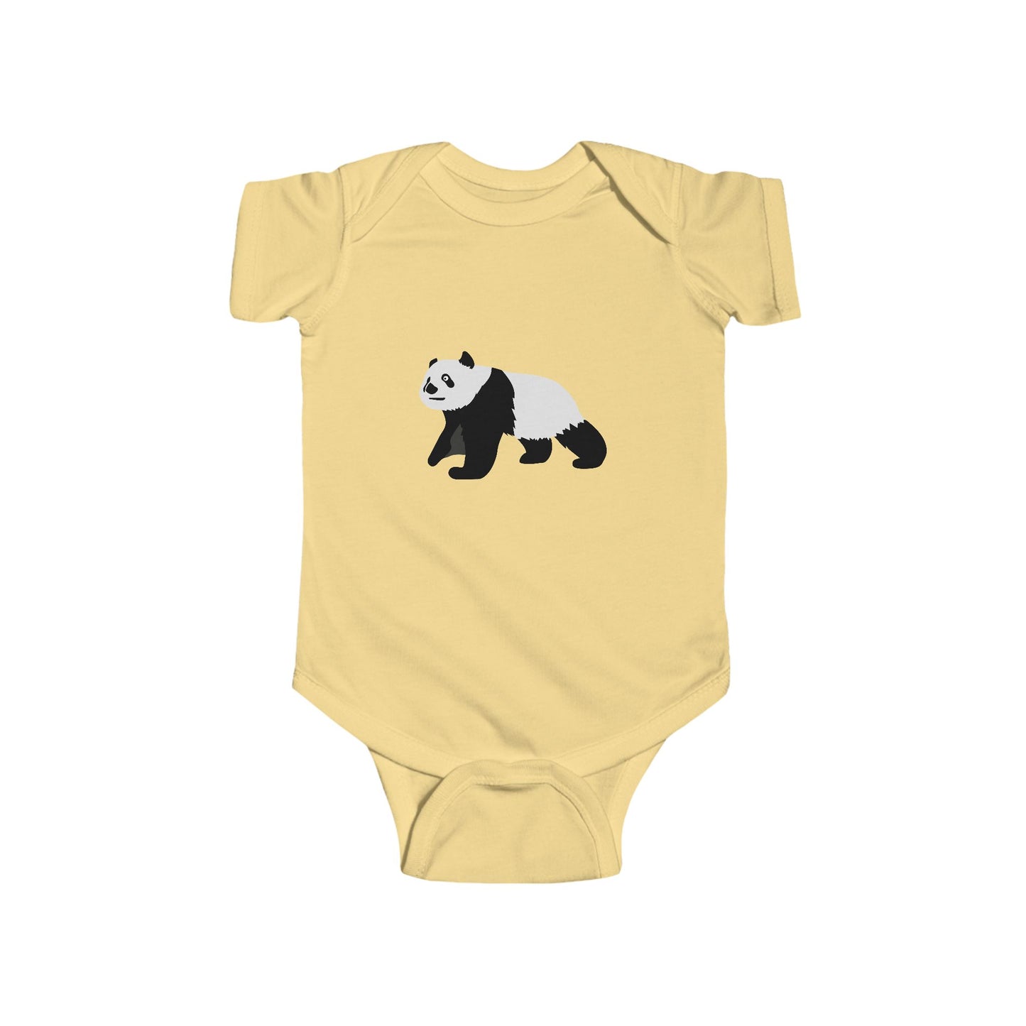 Infant Fine Jersey Bodysuit - Curious panda