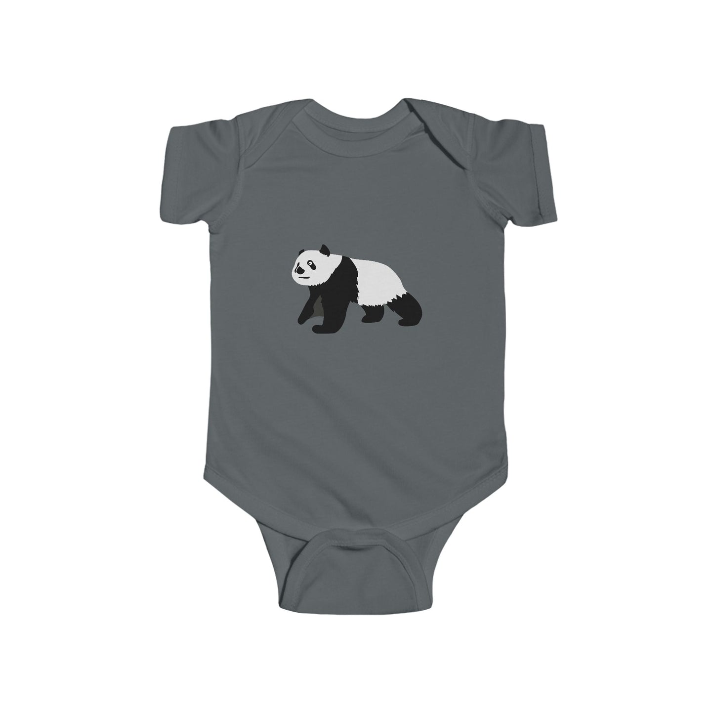 Infant Fine Jersey Bodysuit - Curious panda