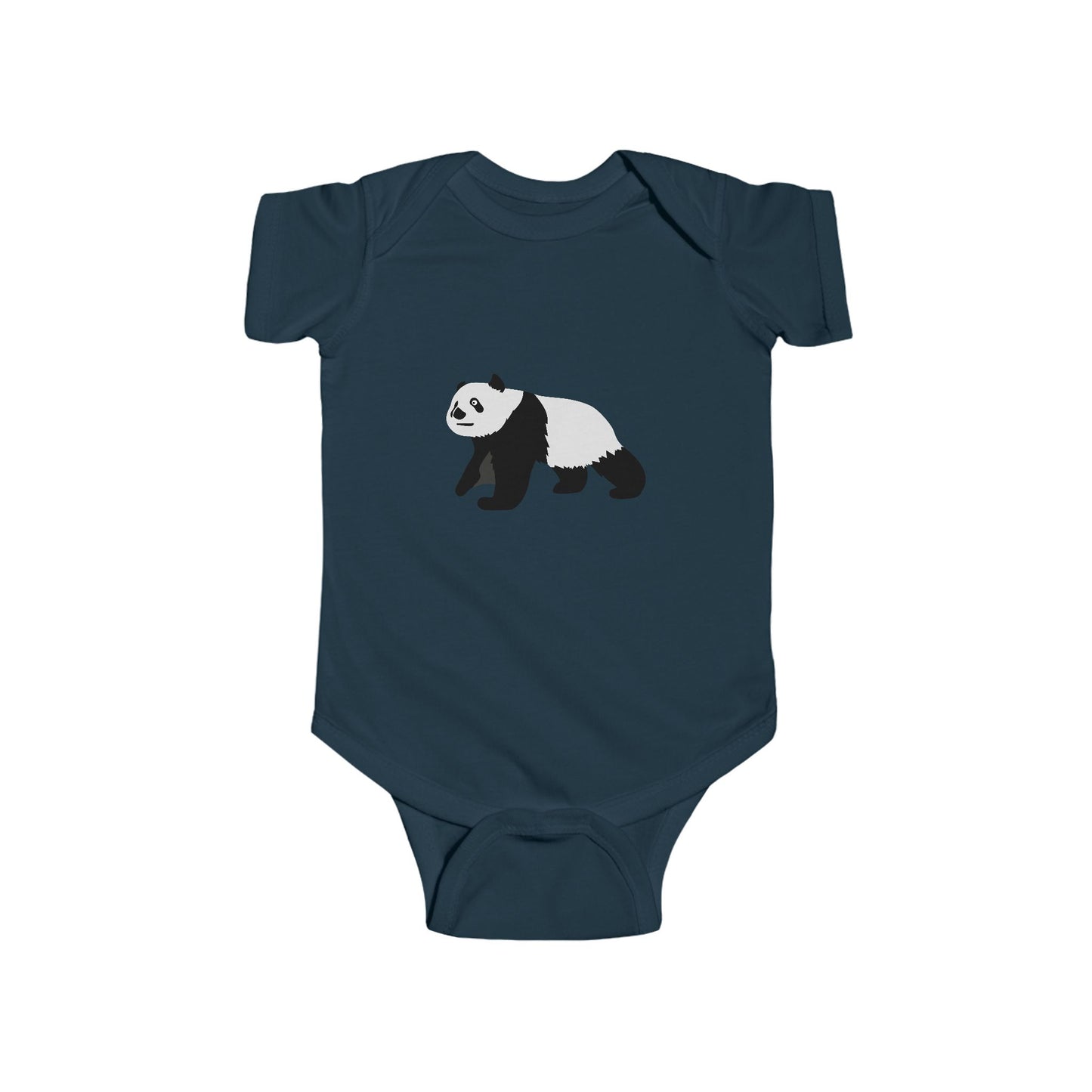 Infant Fine Jersey Bodysuit - Curious panda