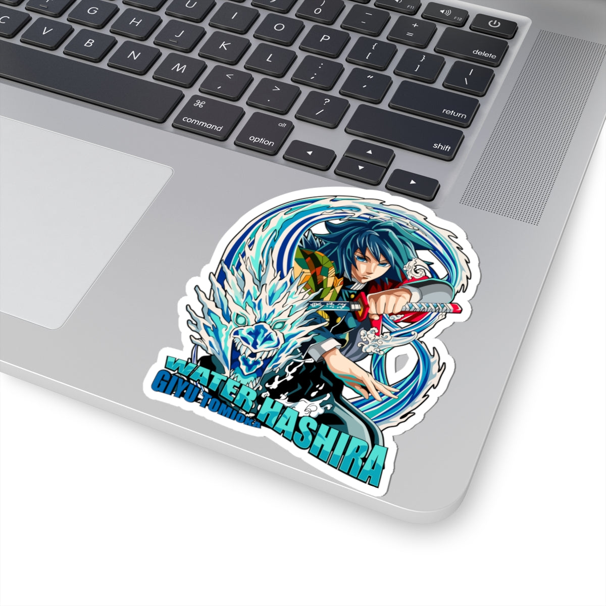 Kiss-Cut Stickers - Demon slayer water hashira giyu