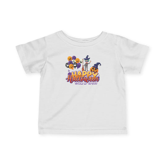 Infant Fine Jersey Tee - Happy halloween trick or treat