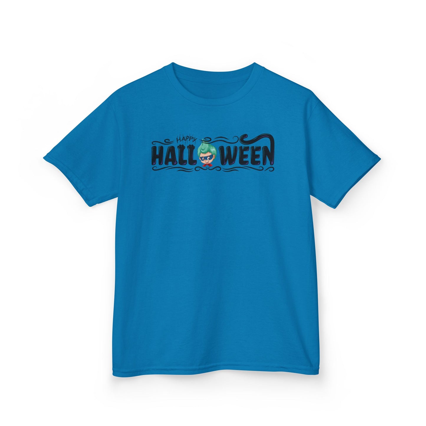 Kids Heavy Cotton™ Tee - Happy halloween by super kiddo