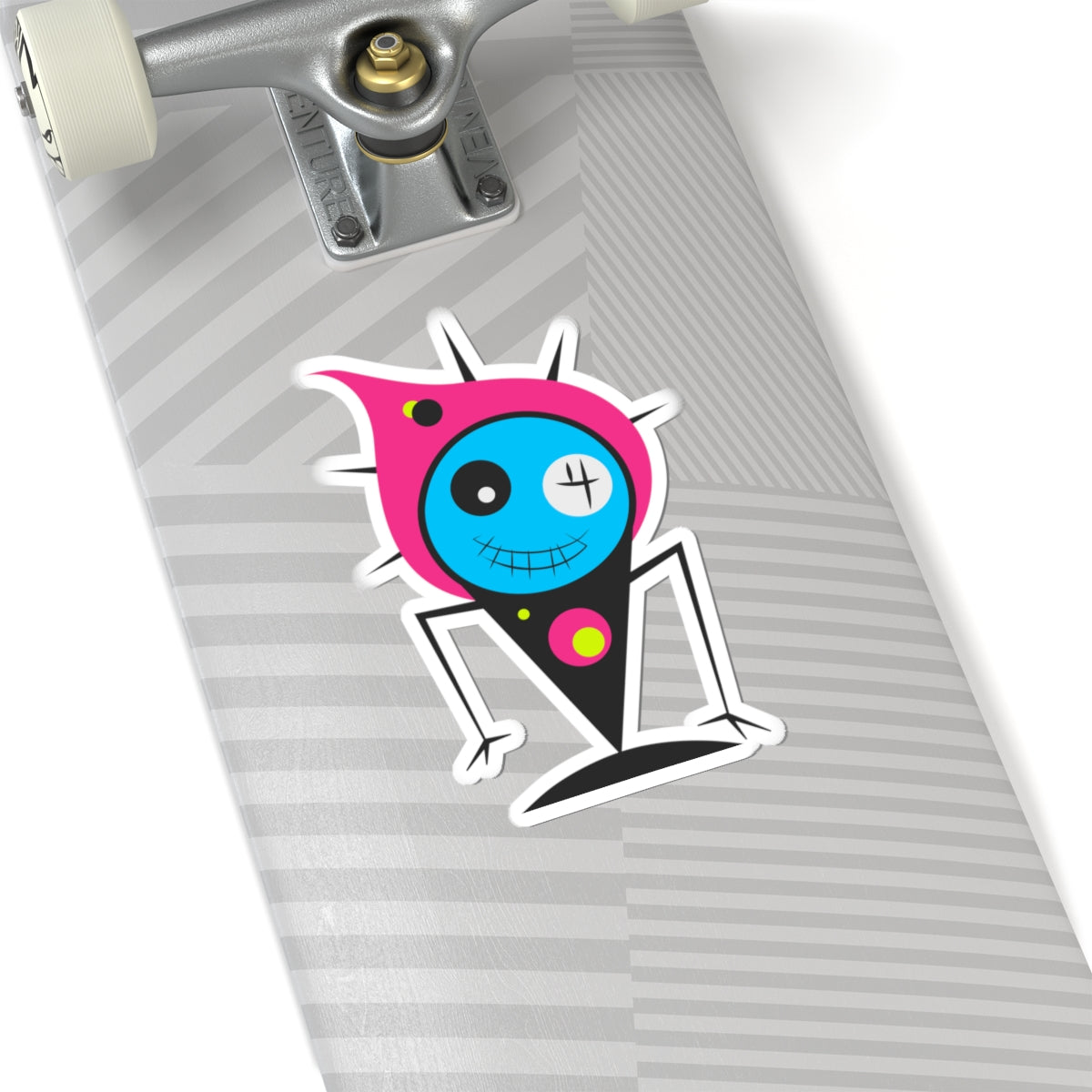 Kiss-Cut Vinyl Decals - Fire monster