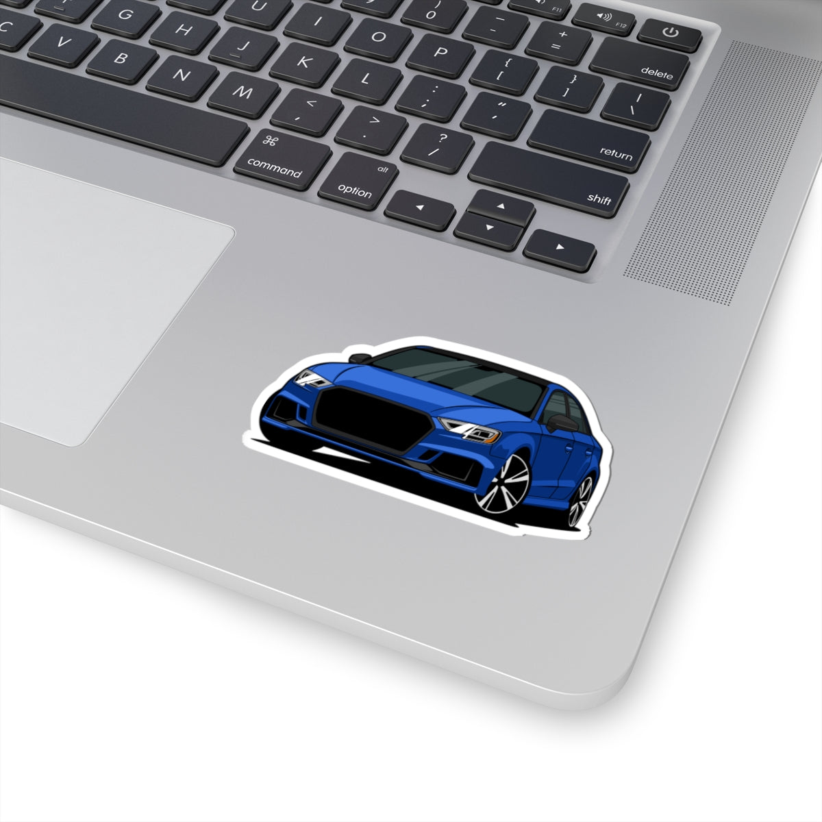 Kiss-Cut Vinyl Decals - Race car
