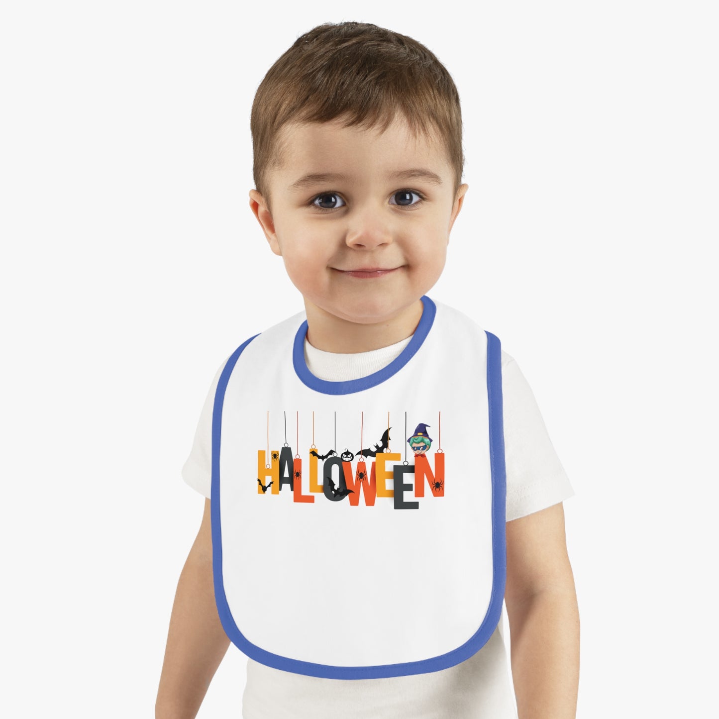 Baby Bib - Holloween hanging letters