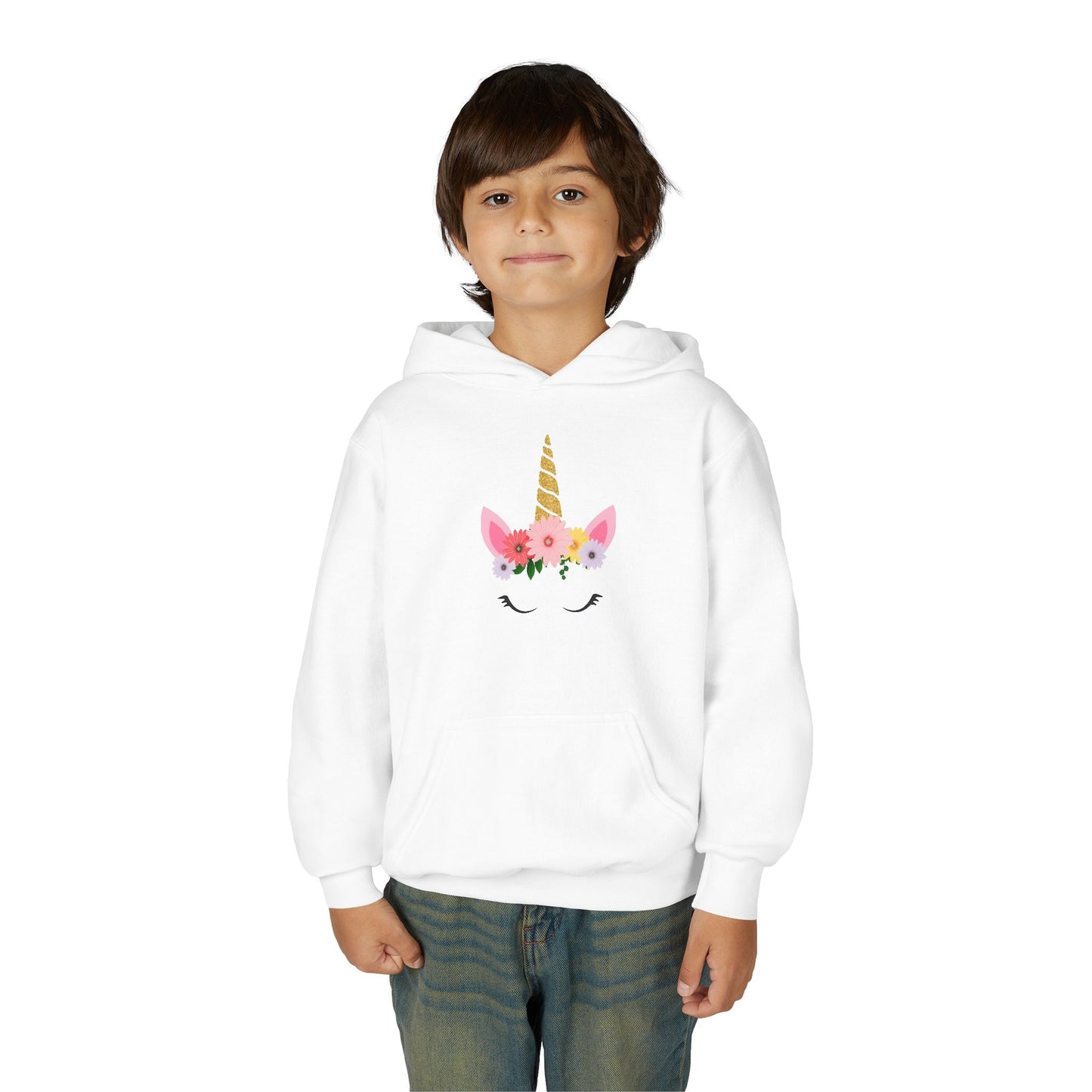 Youth Heavy Blend Hooded Sweatshirt - Unicorn