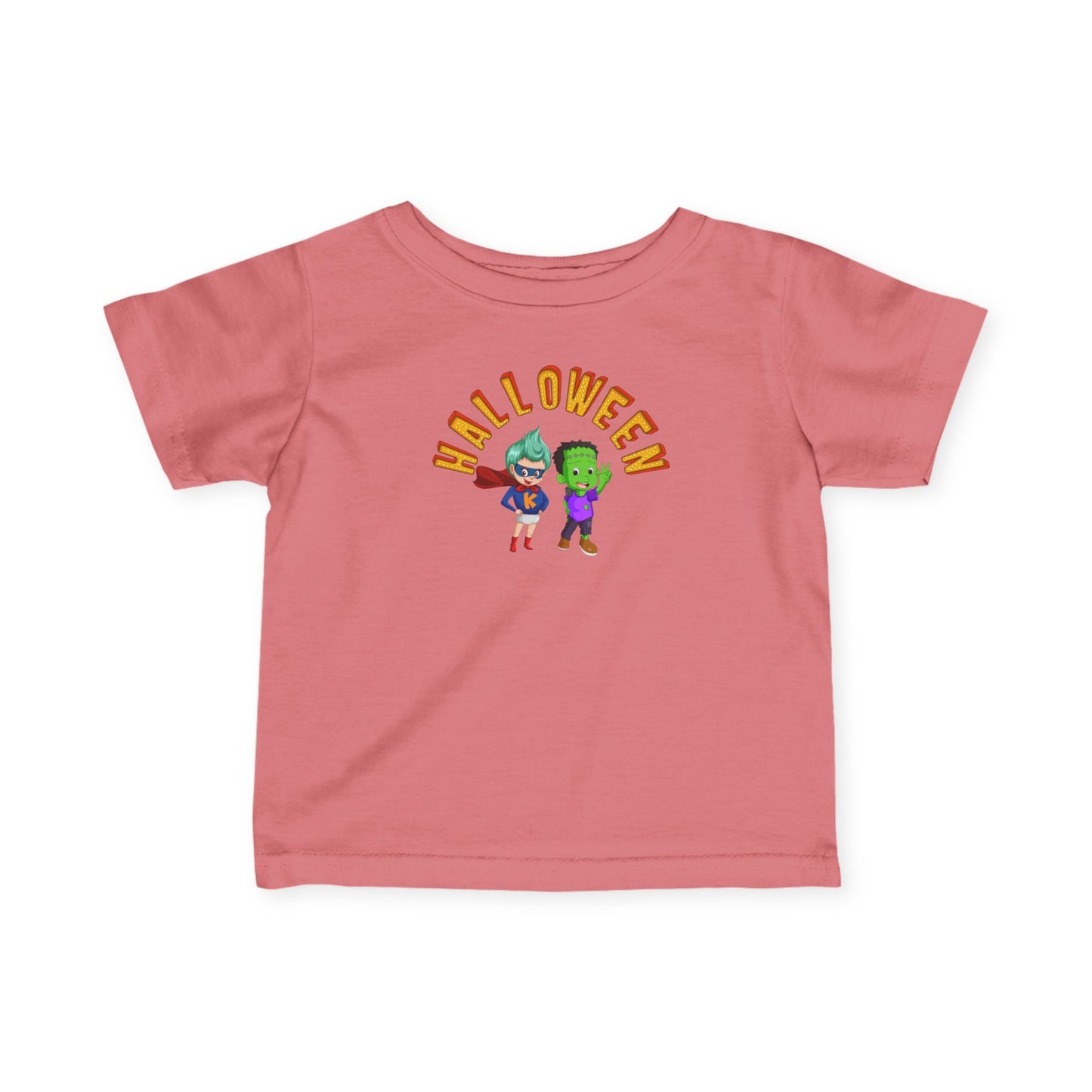 Infant Fine Jersey Tee - Holloween with super kiddo
