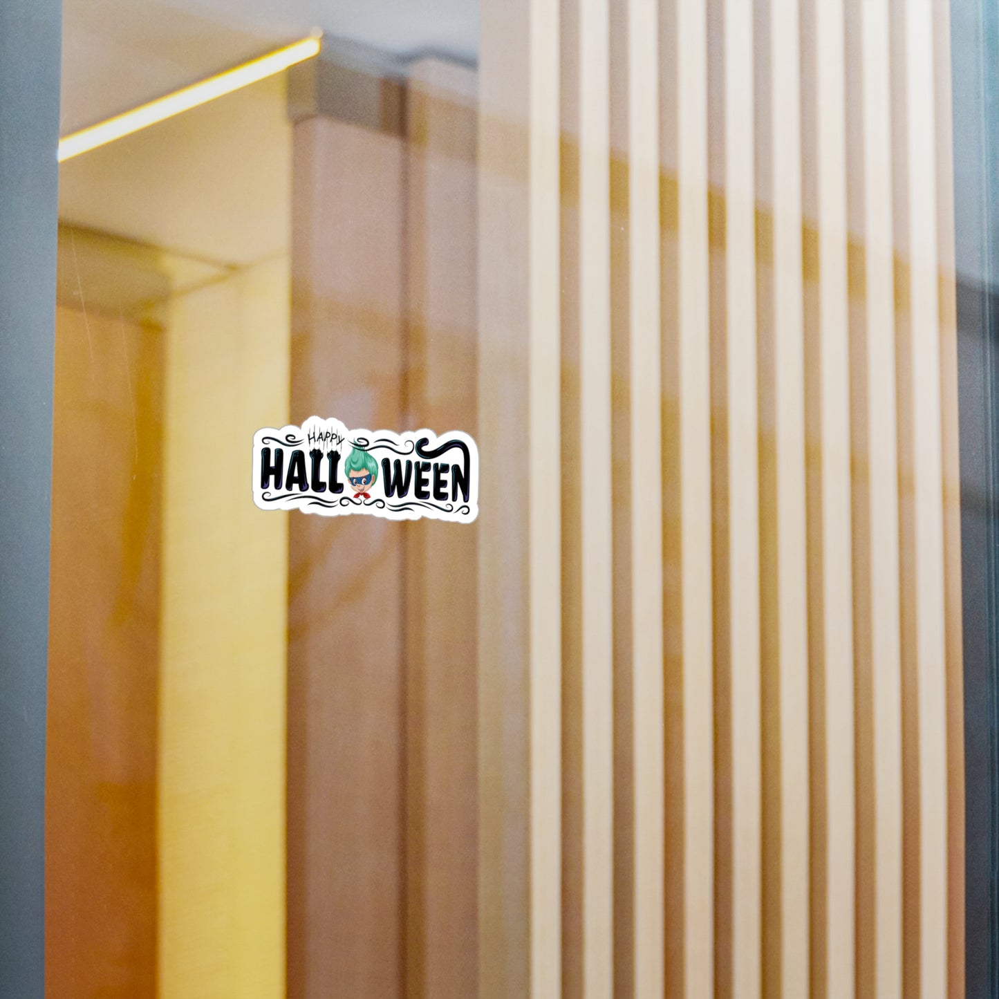Halloween Kiss-Cut Vinyl Decals – Happy halloween by super kiddo