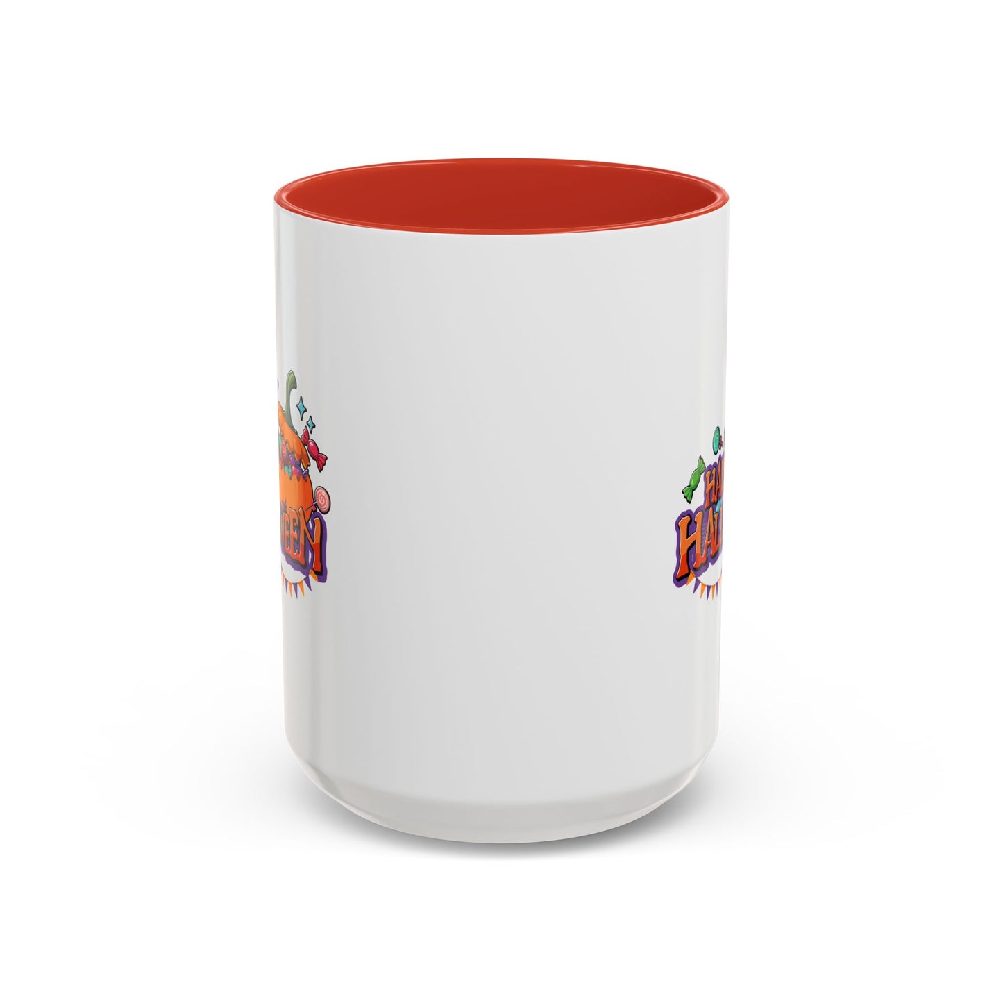 Accent Coffee Mug - Happy halloween banner