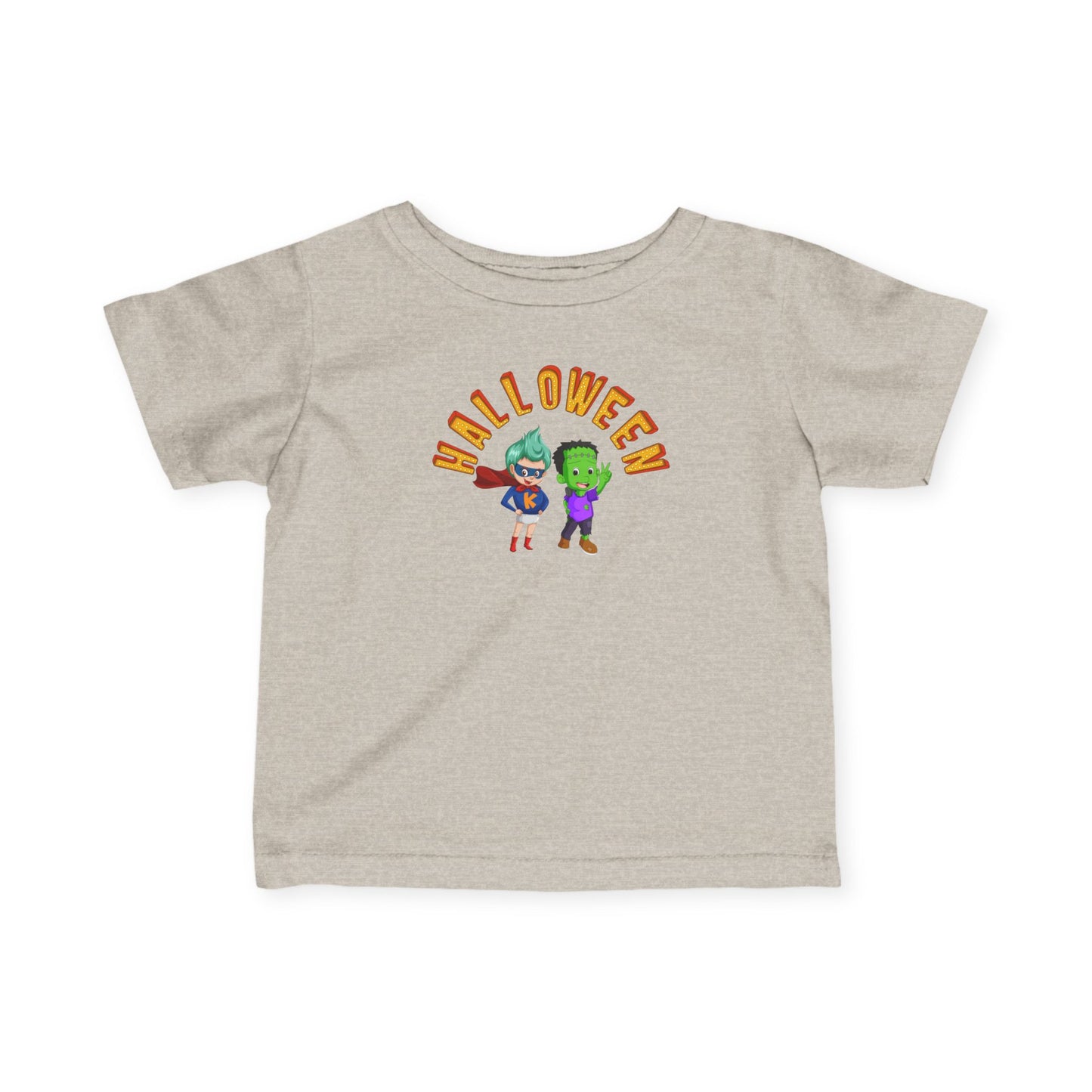Infant Fine Jersey Tee - Holloween with super kiddo